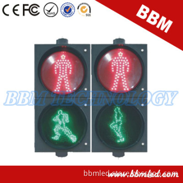 Dia. 300mm Red and Running Green Pedestrian LED Traffic Light